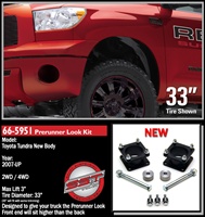 2007-2012 Toyota Tundra 2WD/4WD PreRunner Look 3.0" Front Lift Kit -- 66-5951