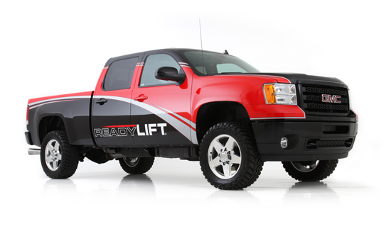 2011 GMC Sierra 2500 HD with ReadyLift Leveling Kit, Nitto Tires