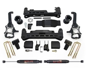 2015-2016 Ford F150 7.0" Off Road Lift Kit System w/ Shocks, Black - 4WD  -- 44-2575-K