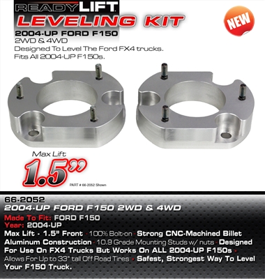 ReadyLift 2004-2022 F150 FX4 2003-2016 Expedition 1.5" SST Leveling Kit -- 66-2052