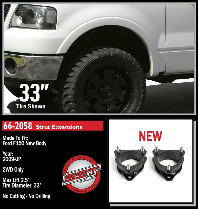 2004-2008 Ford F-150 Lincoln Mark LT 2WD Steel Rear 2" Leveling Kit