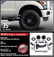 2011-2016 Ford F350/F450 Stage 2 2.5" Front Lift Leveling Kit -- 66-2511
