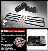 2011-2016 2" GM OEM Style Block Kit -- 66-3112