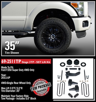 2011-2016 Ford F250/F350 4WD Stage 3 2.5
