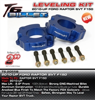 ReadyLift Ford Raptor, 2010-2014, T6 Billet 2.0" Leveling Kit -- T6-2055B